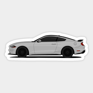 MUSTANG GT GREY Sticker